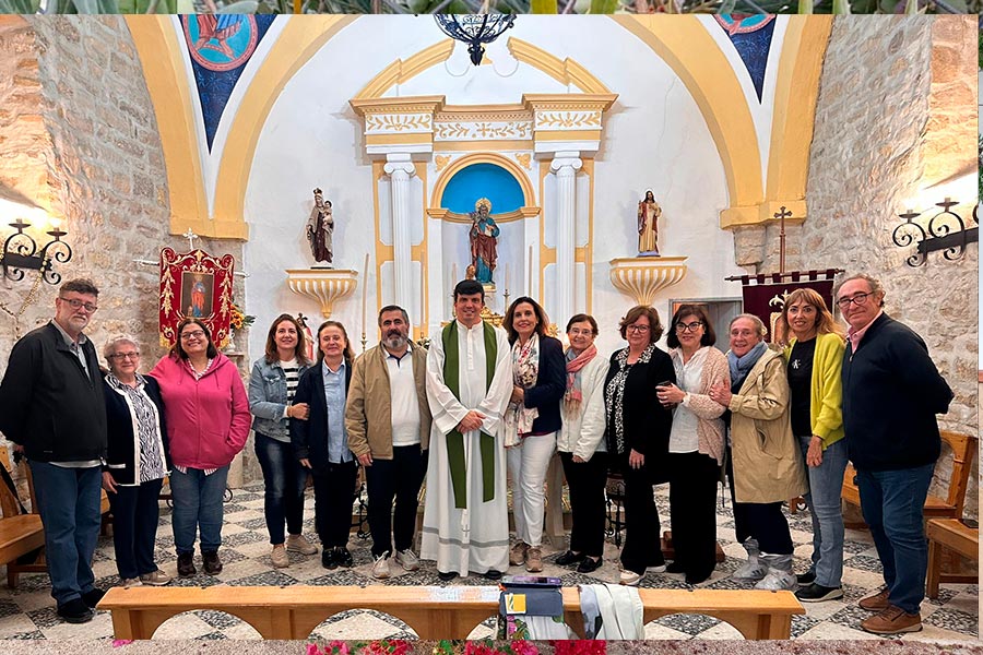 Eucaristía celebrada junto a los miembros de este grupo. 