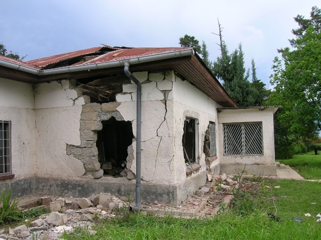 Comunidad de las Hermanas sobre la cual cayó la bomba en 2008