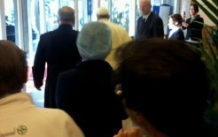 Visita del papa Francisco al hospital