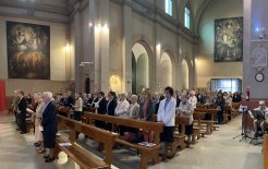 Eucaristía de Acción de Gracias por el centenario de las Religiosas de San José de Gerona en la Clínica del Remei de Barcelona.